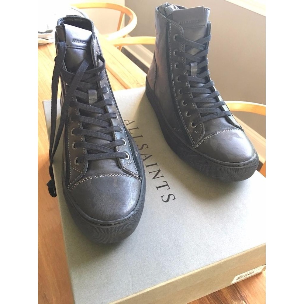 ALLSAINTS MEN'S CIRCUIT MILITARY CAMO HI-TOP BOOT SHOES SZ. UK 7 - Picture 6 of 11